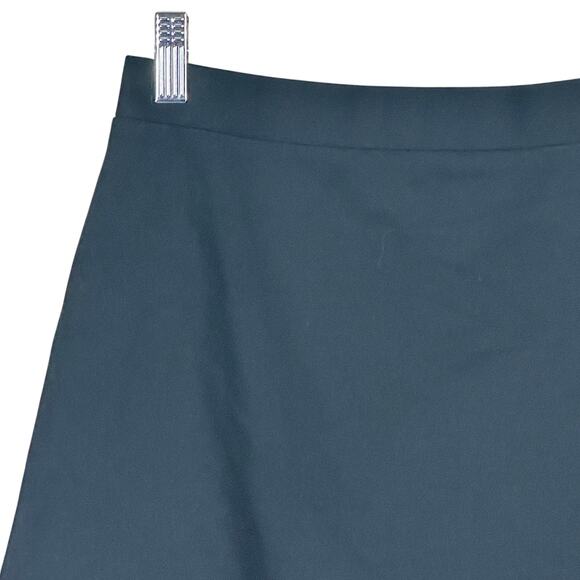 Loft Skirt Womens S Black A-Line Flared Minimalist Preppy Classic Dark Academia - Picture 2 of 5